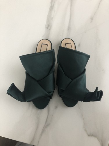 N21 mules fiocco piatto - fiocco, raso